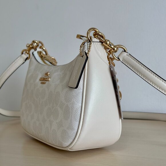 Coach Teri Shoulder Bag In Signature Canvas CA548 - Picture 9 of 9